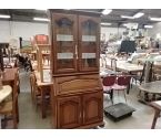 SECRETAIRE A PENTE BUREAU CHÊNE CLEFS