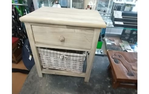 CHEVET BOIS PANIER