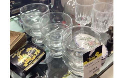 VERRES COUPE LOT DE 6