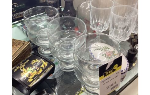 VERRES COUPE LOT DE 6