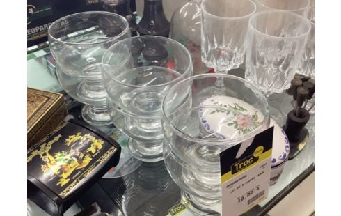 VERRES COUPE LOT DE 6