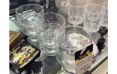 VERRES COUPE LOT DE 6