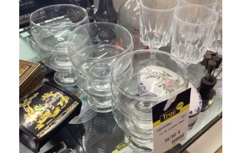 VERRES COUPE LOT DE 6