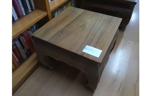 TABLE D'APPOINT BOIS OPIUM 51X51