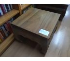 TABLE D'APPOINT BOIS OPIUM 51X51
