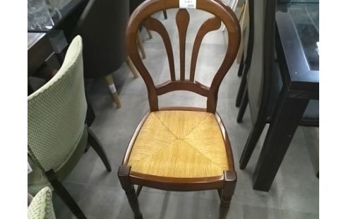 4 CHAISES PAILLEE RUSTIQUE