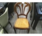 4 CHAISES PAILLEE RUSTIQUE