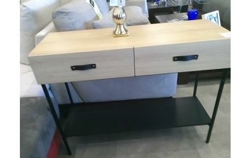 CONSOLE 2 TIROIRS 1 ETAGERE .