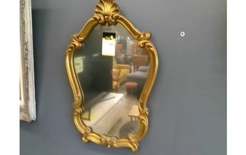 MIROIR DORE + CONSOLE MURALE DOREE