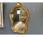 MIROIR DORE + CONSOLE MURALE DOREE