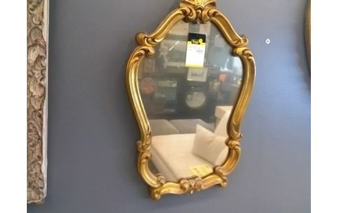 MIROIR DORE + CONSOLE MURALE DOREE