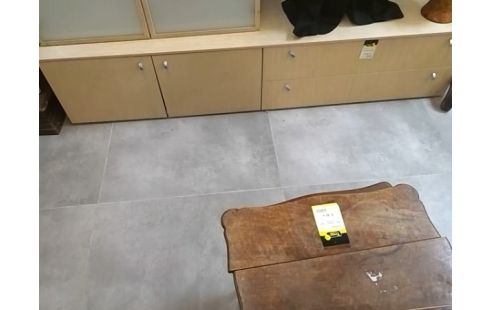 MEUBLE TV BAS BOIS CLAIR LIGNET ROSET EN L'ETAT