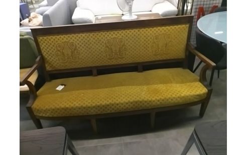 BANQUETTE ST RESTAURATION VELOURS VERT