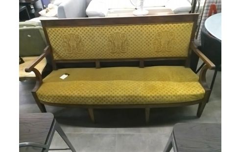 BANQUETTE ST RESTAURATION VELOURS VERT