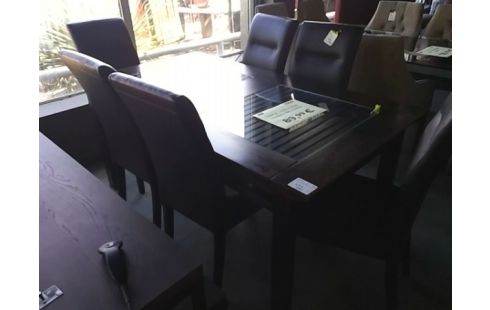 TABLE BOIS MASSIF+ RALLONGE