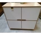 MEUBLE DE RANGEMENT BLANC 4 PORTES