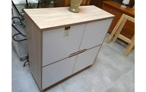 MEUBLE DE RANGEMENT BLANC 4 PORTES