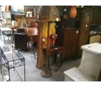 LAMPADAIRE MAROCAIN DU XIXe SIECLE LAITON TISSU & BOIS LAMPADAIRE MAROCAIN DU XIXE SIECLE LAITON TISSU & BOIS