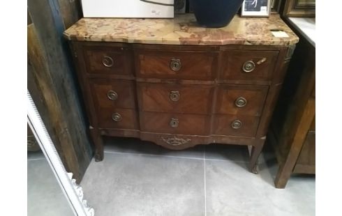 COMMODE DESSUS MARBRE ST EPOQUE DE TRANSITION
