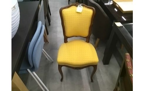 CHAISE TISSU JAUNE