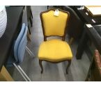 CHAISE TISSU JAUNE