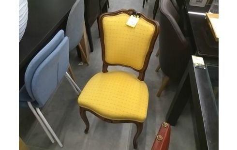 CHAISE TISSU JAUNE