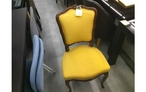 CHAISE TISSU JAUNE