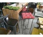 TABOURET DE BAR FER FORGE