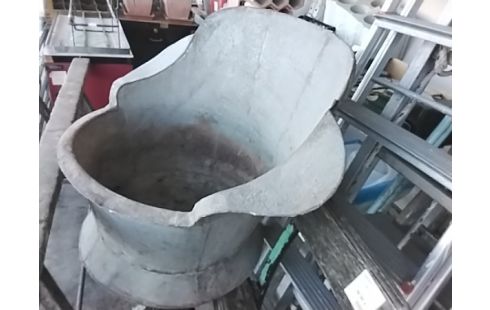 BAIGNOIRE ANCIENNE DECO ZINC