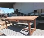 TABLE DE FERME RECTANGULAIRE 1 TIROIR