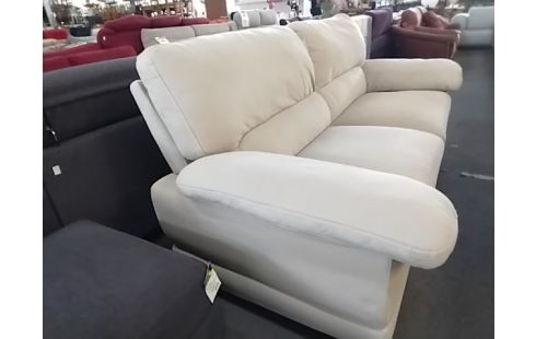 CANAPE BEIGE NUBUCK L230CM