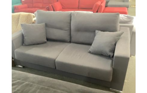 CANAPE CONVERTIBLE RAPIDO TISSU GRIS