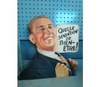 AFFICHE CARTONNEE PUBLICITAIRE