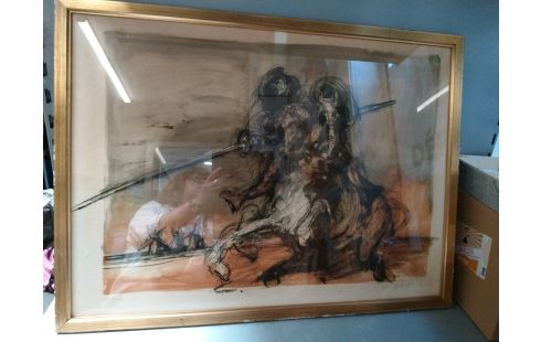 LITHOGRAPHIE WEISBUCH DOM QUICHOTE