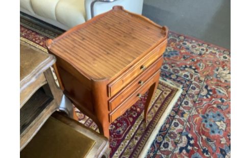 CHEVET 3 TIROIRS BOIS
