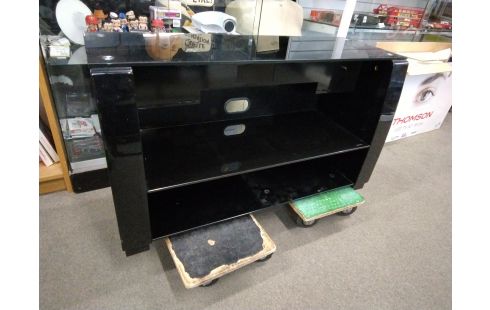 MEUBLE TV METAL VERRE