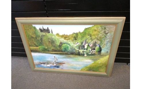 HUILE SUR TOILE PECHEUR