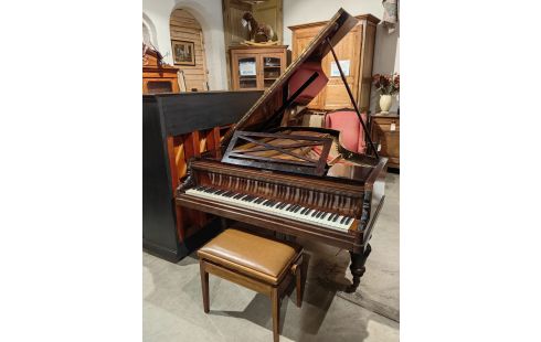 PIANO DEMI-QUEUE PLEYEL+ TABOURET RÉGLABLE JOINT , FRANCE, VERS 1875