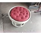 REPOSE PIED ROTIN BLANC