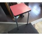 TABOURET FORMICA ROUGE