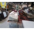 MEUBLE D ANGLE METAL ET VERRE 4N