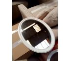 MIROIR OVALE BLANC
