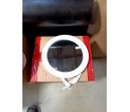 MIROIR ROND BLANC MM