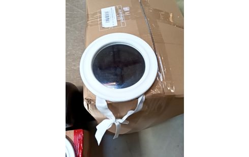 MIROIR ROND BLANC PM