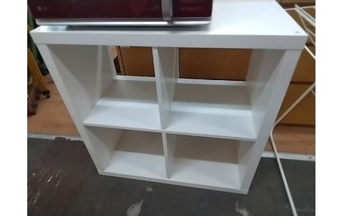 ETAGERE 4 CASES BLANCHES