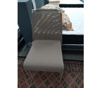 CHAISE TOILE PVC GRIS