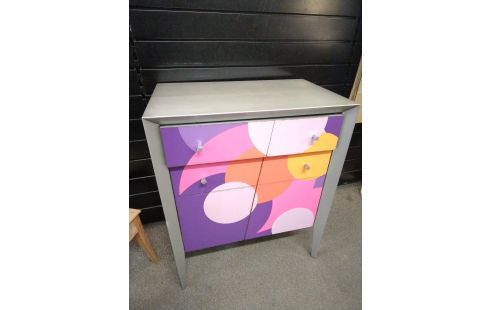 COMMODE COLORÉ GRIS