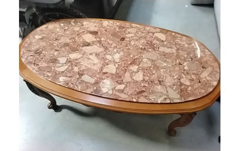 TABLE BASSE PLATEAU MARBRE