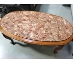 TABLE BASSE PLATEAU MARBRE