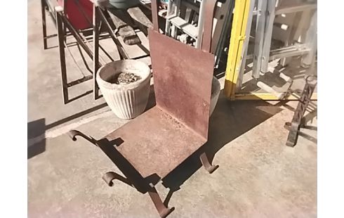 PORTE BUCHES FER FORGE